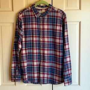 Purnell Santa Barbara Flannel Plaid Shirt